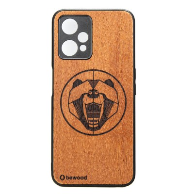 Realme 9 Pro Bear Merbau Wood Case