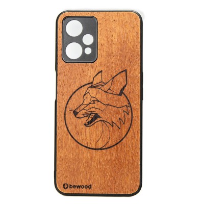 Realme 9 Pro Fox Merbau Wood Case