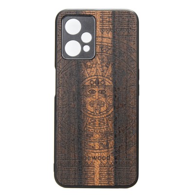 Realme 9 Pro Aztec Calendar Ziricote Wood Case