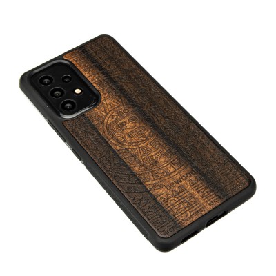 Samsung Galaxy A53 5G Aztec Calendar Ziricote Wood Case