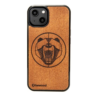 Apple iPhone 14 Bear Merbau Bewood Wood Case