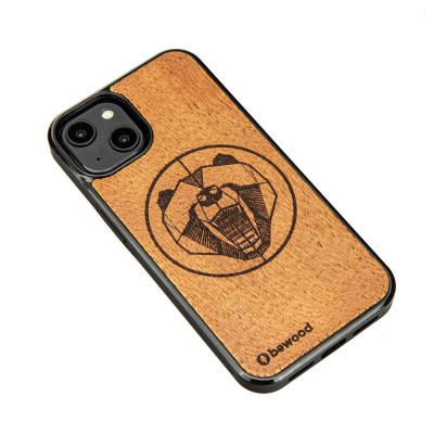 Apple iPhone 14 Bear Merbau Bewood Wood Case