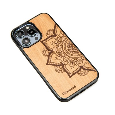 Drewniane Etui Bewood iPhone 14 Pro Max MANDALA JABŁOŃ