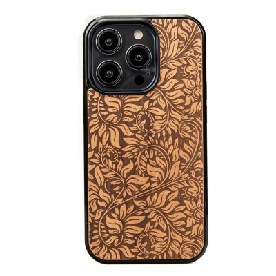 Drewniane Etui Bewood iPhone 14 Pro LIŚCIE JABŁOŃ