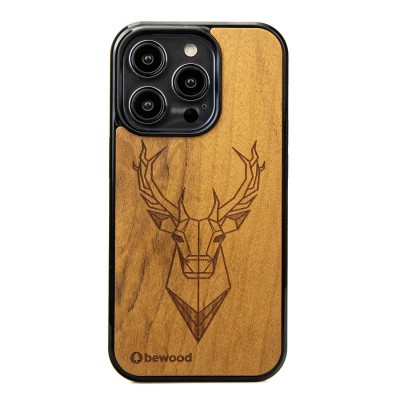 Apple iPhone 14 Pro Deer Imbuia Bewood Wood Case
