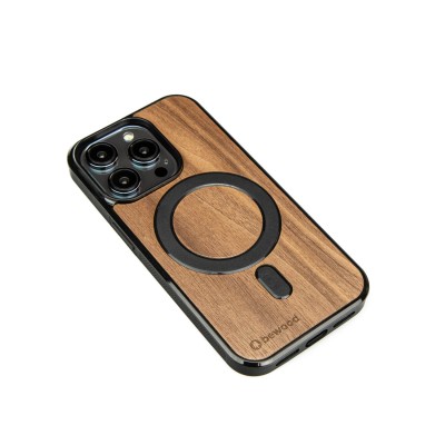 Drewniane Etui Bewood iPhone 14 Pro Orzech Amerykański MagSafe