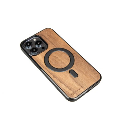 Drewniane Etui Bewood iPhone 14 Pro Max Orzech Amerykański MagSafe