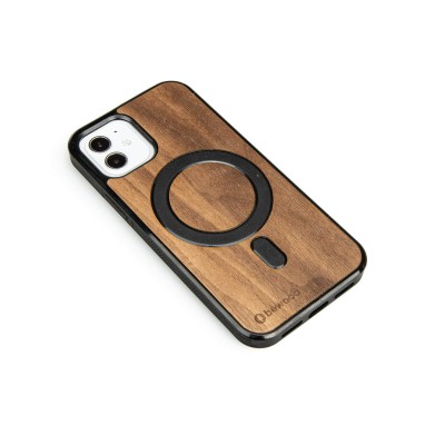 Drewniane Etui Bewood iPhone 12/12 Pro Orzech Amerykański MagSafe