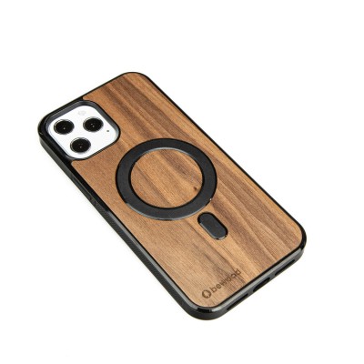 Drewniane Etui Bewood iPhone 12 Pro Max Orzech Amerykański MagSafe
