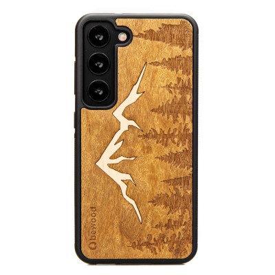 Samsung Galaxy S23 Mountains Imbuia Bewood Wood Case