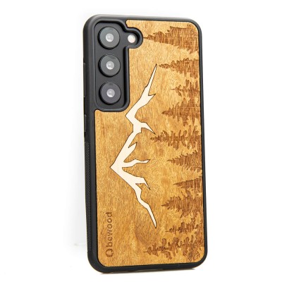 Samsung Galaxy S23 Mountains Imbuia Bewood Wood Case
