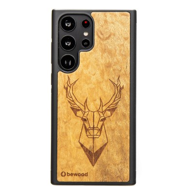 Samsung Galaxy S23 Ultra Deer Imbuia Bewood Wood Case