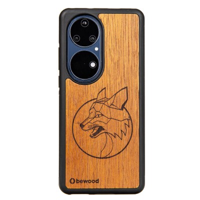 Huawei P50 Pro Fox Merbau Bewood Wood Case
