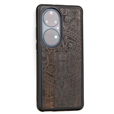 Huawei P50 Pro Aztec Calendar Ziricote Bewood Wood Case