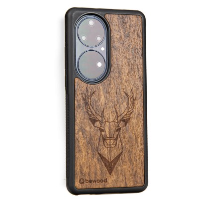 Huawei P50 Pro Deer Imbuia Bewood Wood Case
