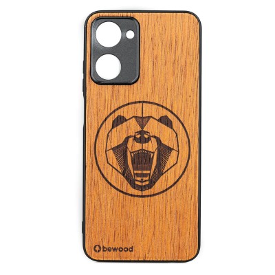 Realme 10 4G Bear Merbau Bewood Wood Case