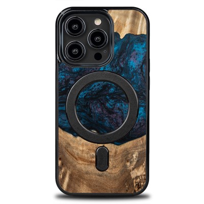 Bewood Resin Case  iPhone 14 Pro  Planets  Neptune  MagSafe